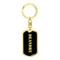 Deandre v2 - Luxury Dog Tag Keychain
