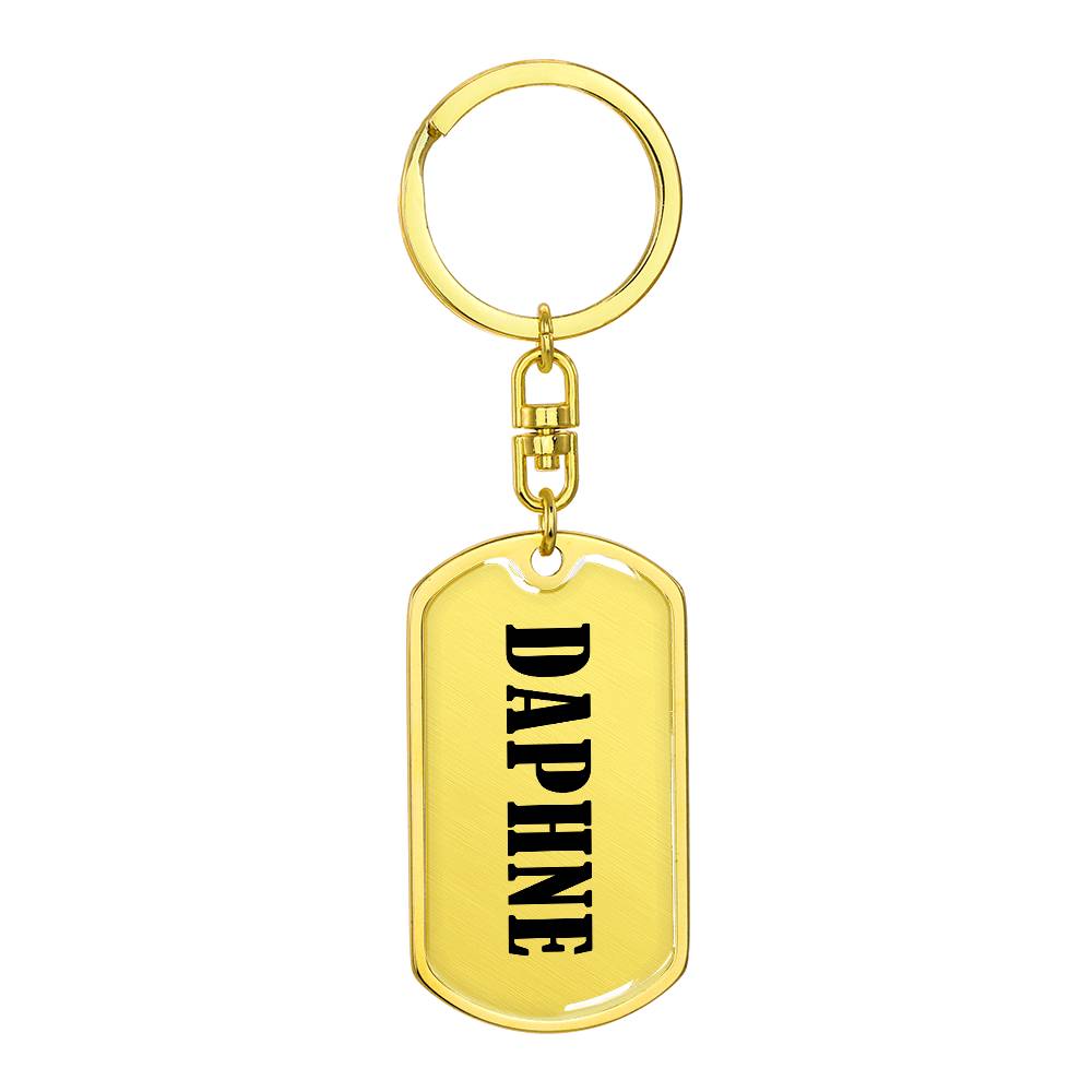 Daphne v01 - Luxury Dog Tag Keychain