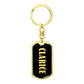 Clarice v02 - Luxury Dog Tag Keychain