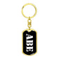 Abe v3 - Luxury Dog Tag Keychain