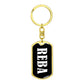 Reba v03 - Luxury Dog Tag Keychain