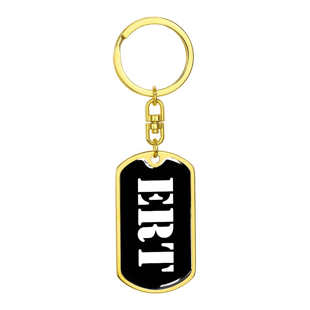 Ert v3 - Luxury Dog Tag Keychain