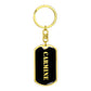 Carmine v2 - Luxury Dog Tag Keychain