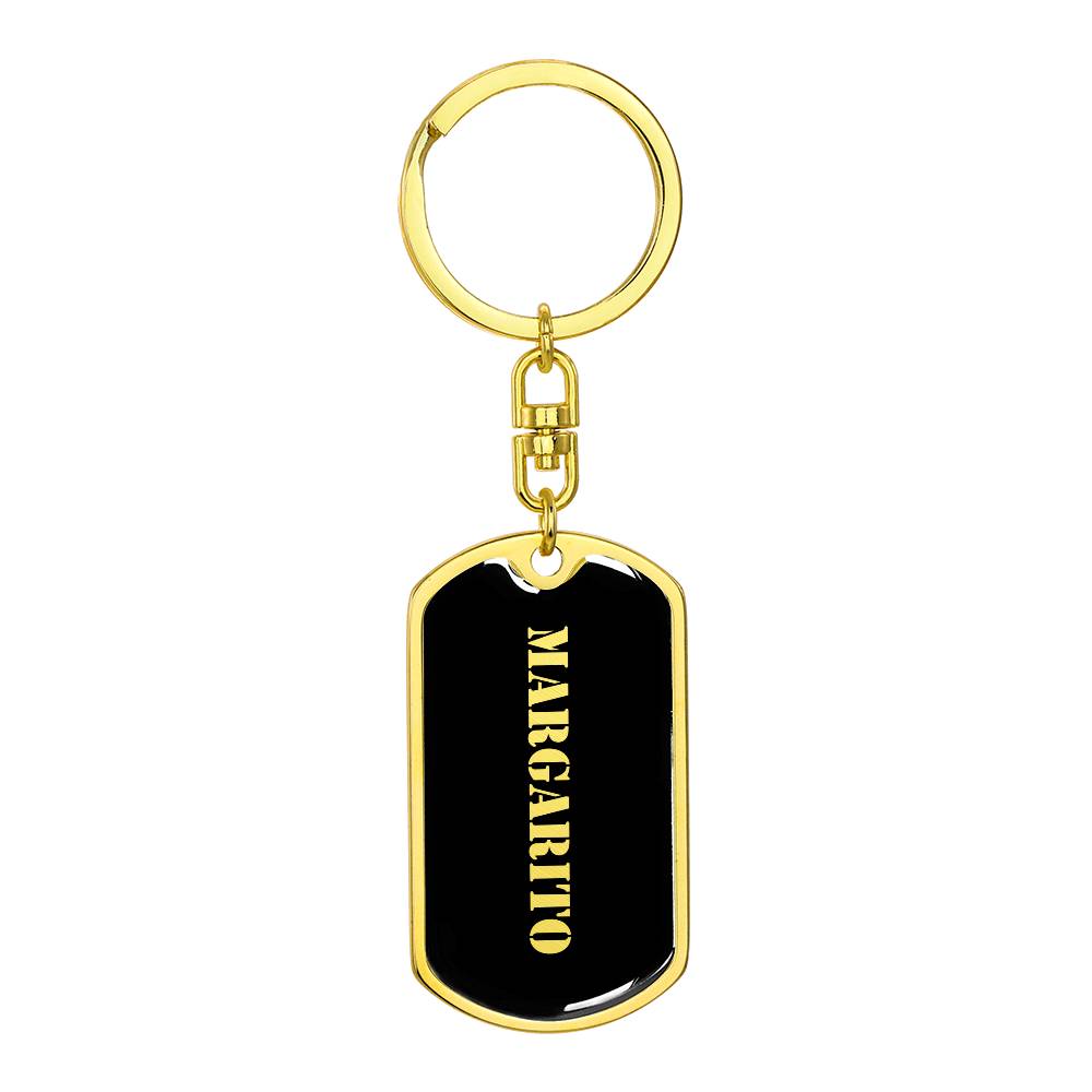 Margarito v2 - Luxury Dog Tag Keychain