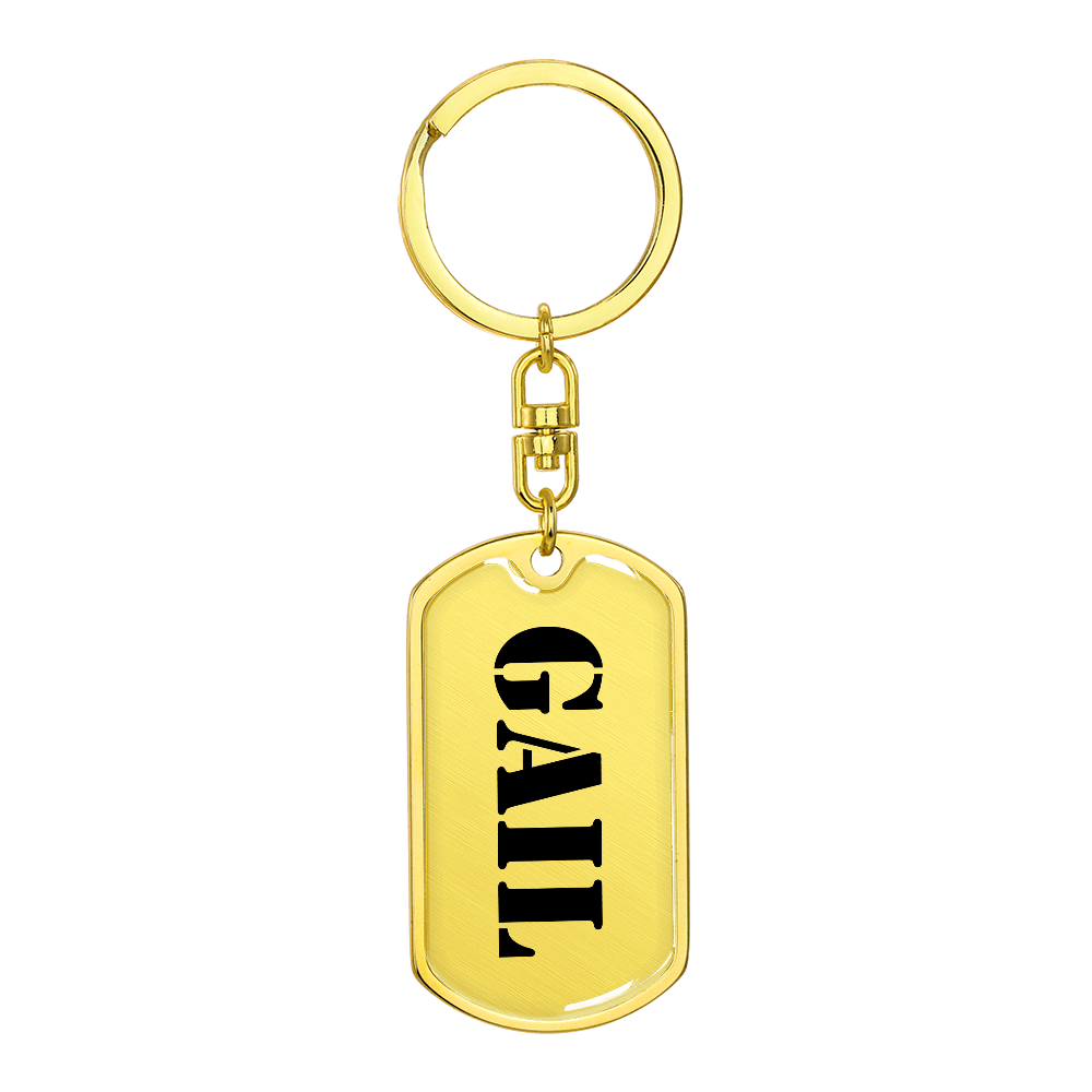 Gail - Luxury Dog Tag Keychain