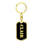 Clair v2 - Luxury Dog Tag Keychain