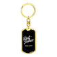 Best Father Since 2003 v2 - Luxury Dog Tag Keychain