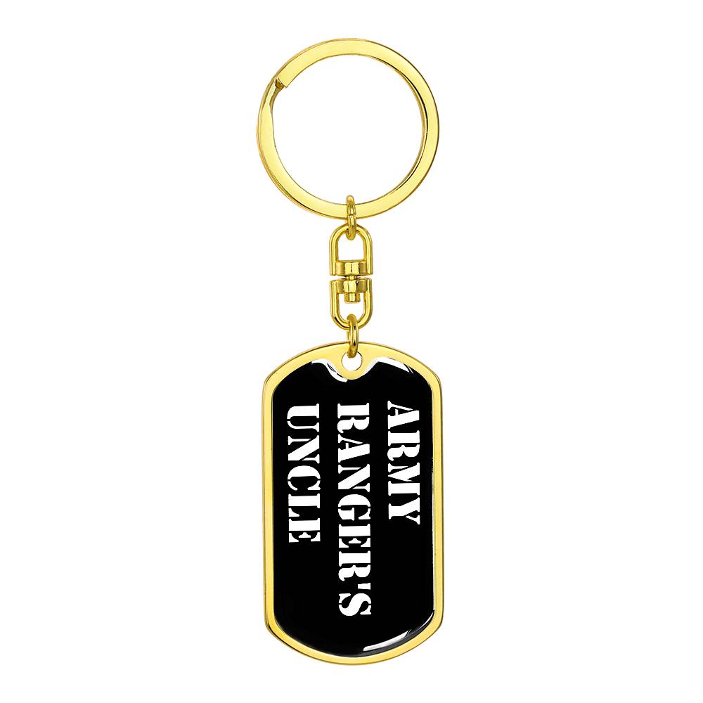 Army Ranger's Uncle v3 - Luxury Dog Tag Keychain