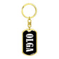 Olga v01w - Luxury Dog Tag Keychain