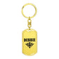 Debbie v01a - Luxury Dog Tag Keychain