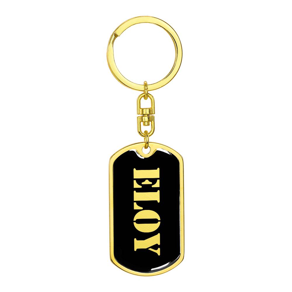 Eloy v2 - Luxury Dog Tag Keychain