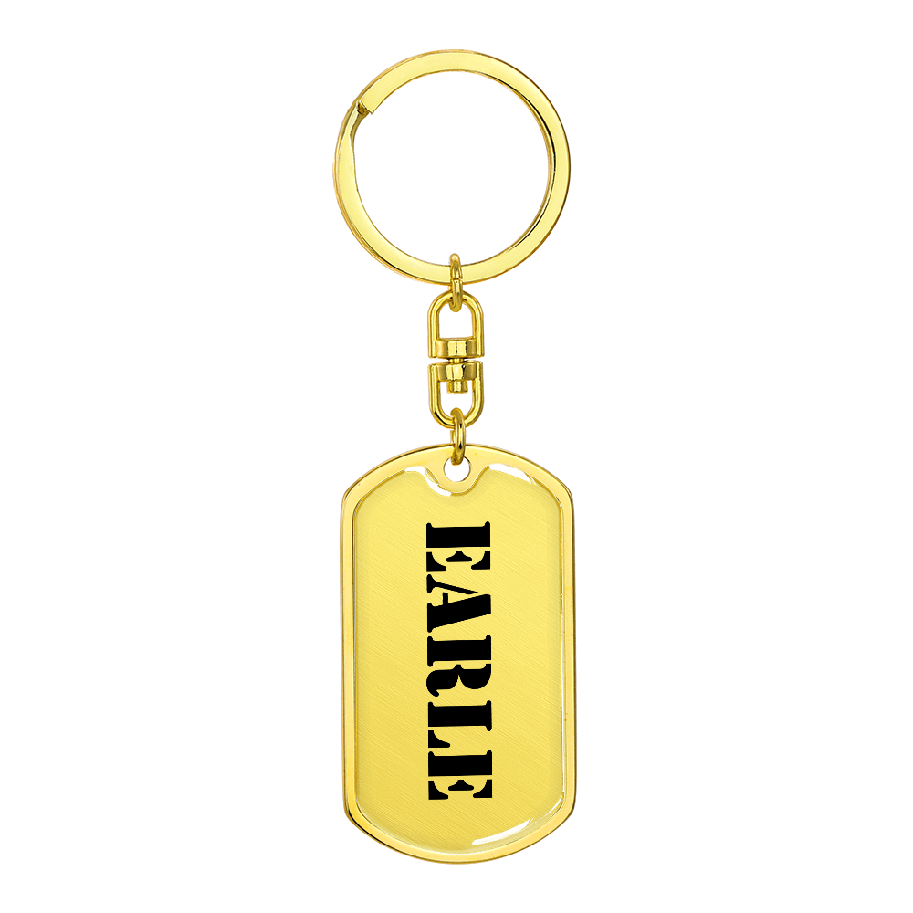 Earle - Luxury Dog Tag Keychain