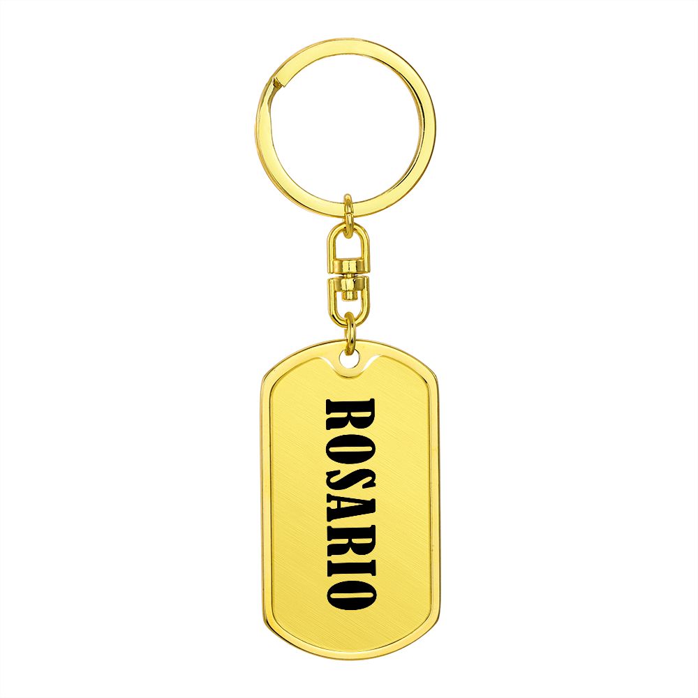 Rosario v01 - Luxury Dog Tag Keychain