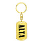 Alta v01 - Luxury Dog Tag Keychain