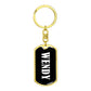 Wendy v01w - Luxury Dog Tag Keychain