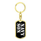 Navy Son v3 - Luxury Dog Tag Keychain