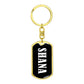 Shana v03 - Luxury Dog Tag Keychain