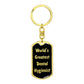 World's Greatest Dental Hygienist v2 - Luxury Dog Tag Keychain