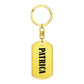 Patrica v01 - Luxury Dog Tag Keychain