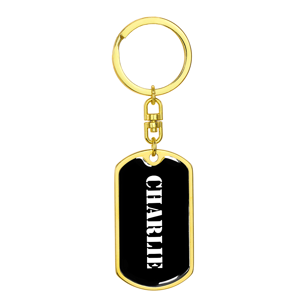 Charlie v2 - Luxury Dog Tag Keychain