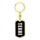 Terri v01w - Luxury Dog Tag Keychain