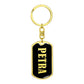 Petra v02 - Luxury Dog Tag Keychain