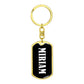 Miriam v01w - Luxury Dog Tag Keychain