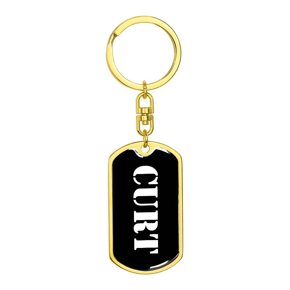 Curt v2 - Luxury Dog Tag Keychain