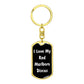 Love My Red Marlboro Discus v3 - Luxury Dog Tag Keychain