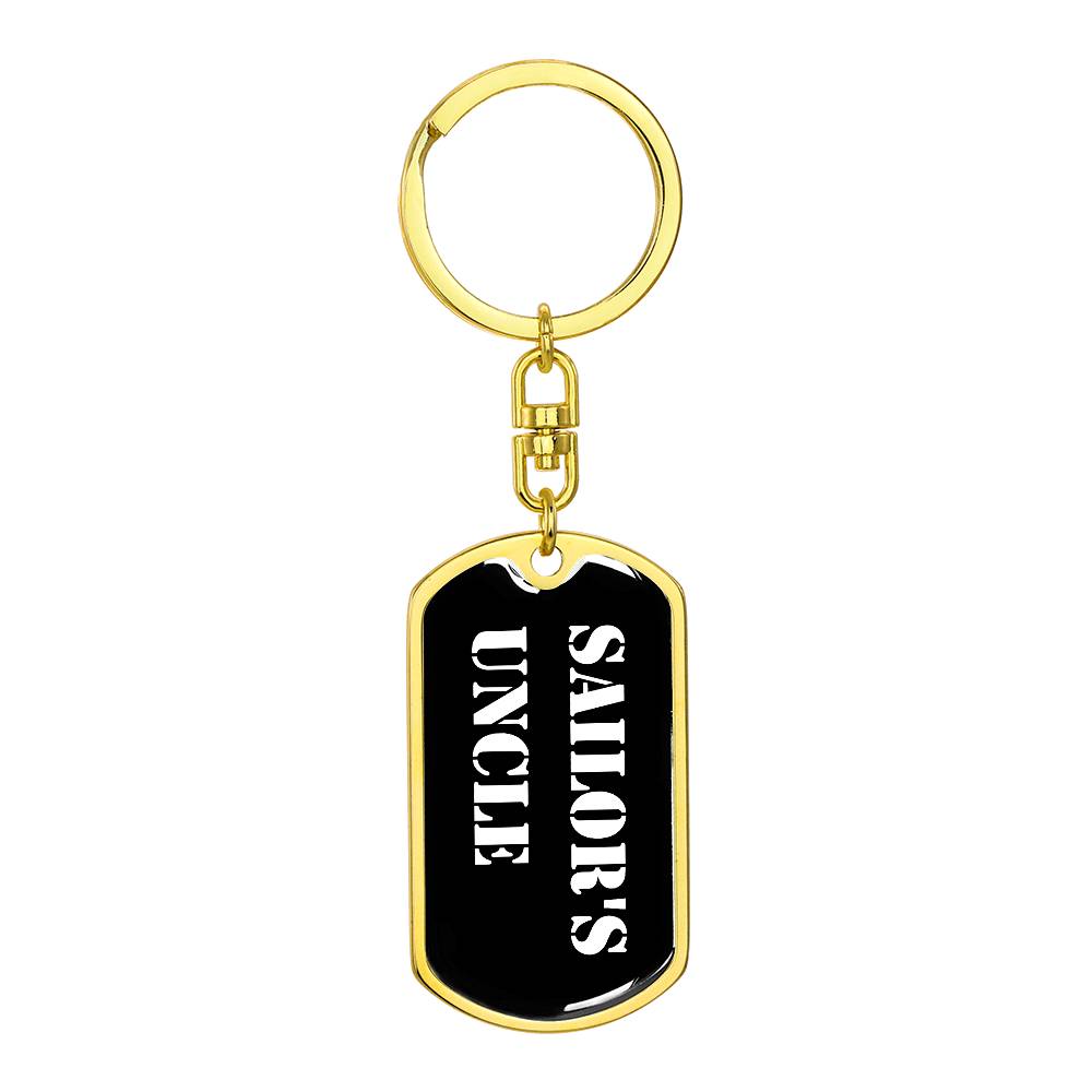 Sailor's Uncle v3 - Luxury Dog Tag Keychain