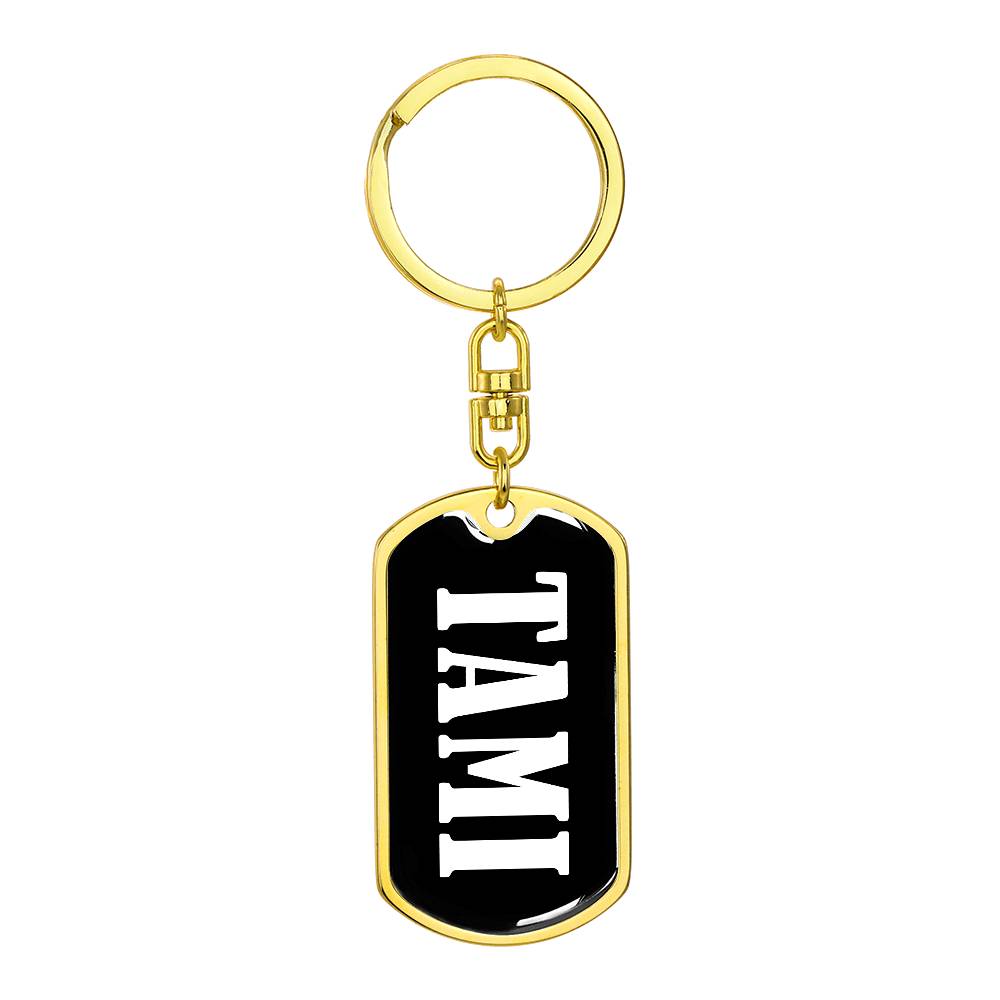 Tami v03 - Luxury Dog Tag Keychain
