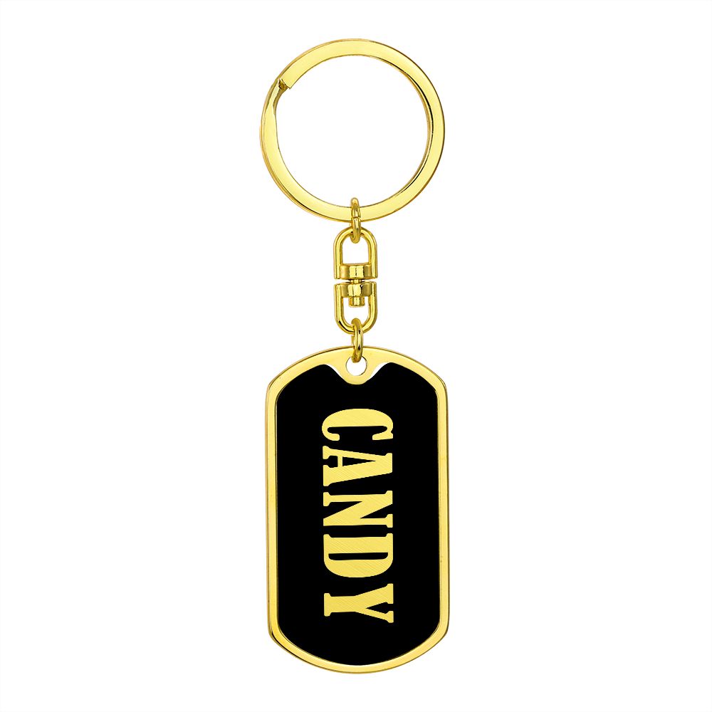 Candy v02 - Luxury Dog Tag Keychain