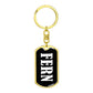 Fern v03 - Luxury Dog Tag Keychain