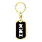 Bobbie v01w - Luxury Dog Tag Keychain