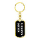 Airman's Cousin v3 - Luxury Dog Tag Keychain