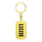 Lizzie v01 - Luxury Dog Tag Keychain