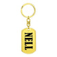 Nell v01 - Luxury Dog Tag Keychain