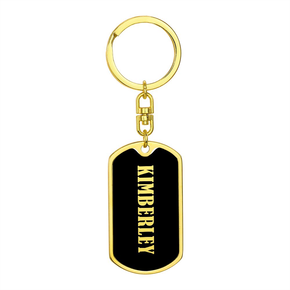 Kimberley v02 - Luxury Dog Tag Keychain