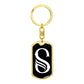 Initial S v001-13 - Luxury Dog Tag Keychain