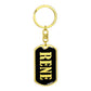 Rene v02 - Luxury Dog Tag Keychain