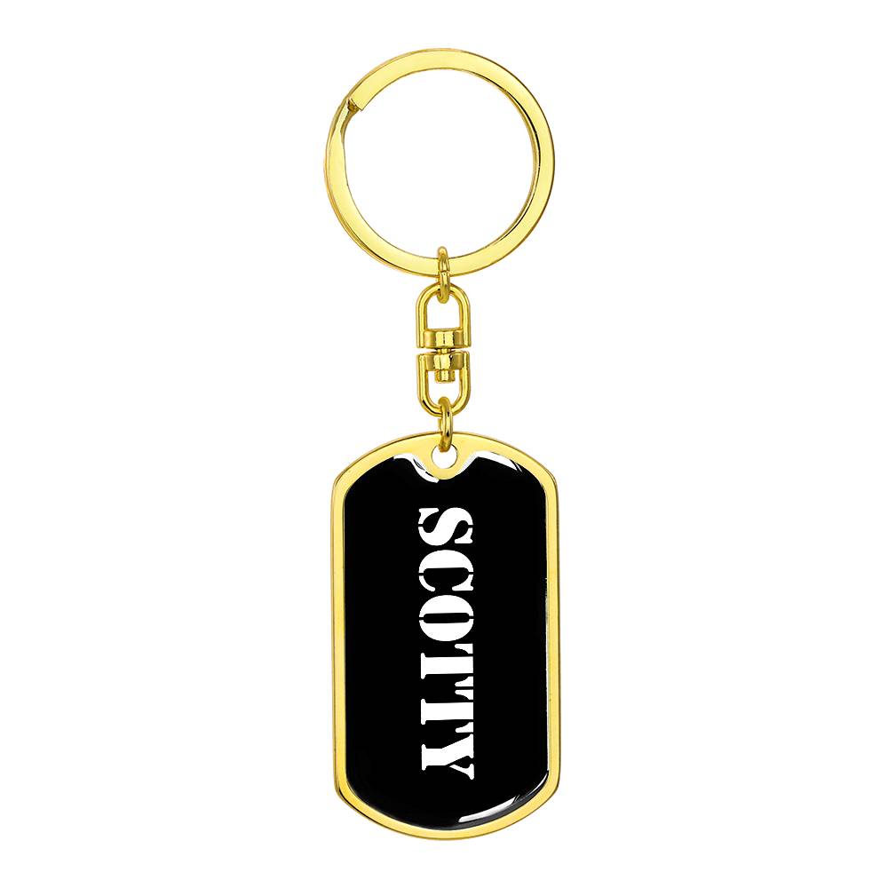 Scotty v2 - Luxury Dog Tag Keychain