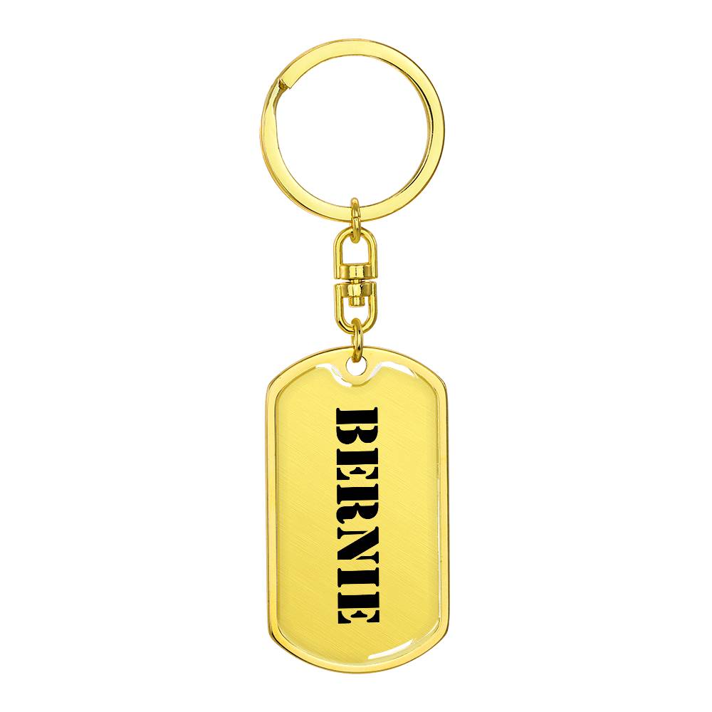 Bernie - Luxury Dog Tag Keychain