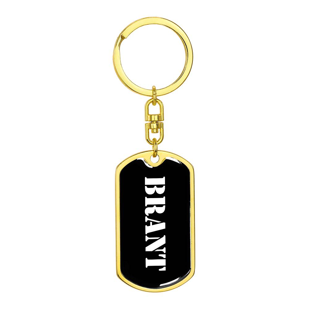 Brant v3 - Luxury Dog Tag Keychain
