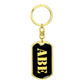 Abe v2 - Luxury Dog Tag Keychain