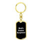 World's Greatest Receptionist v3 - Luxury Dog Tag Keychain