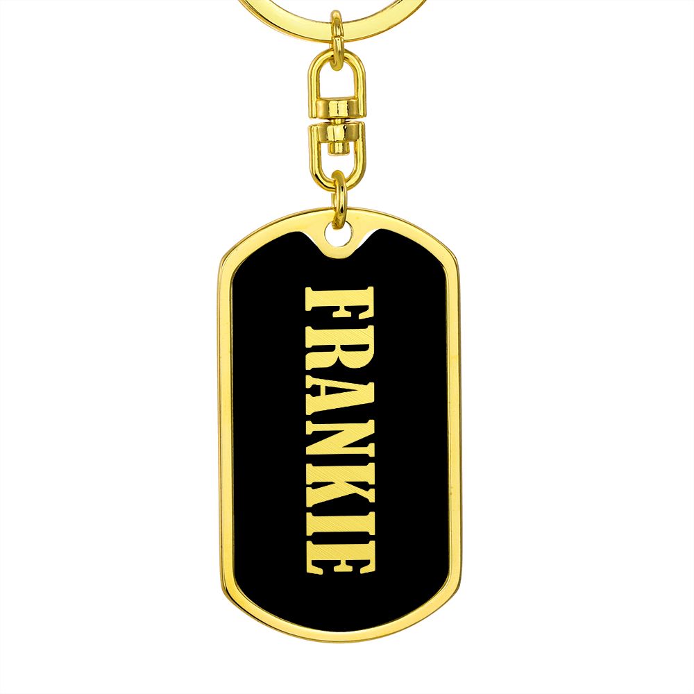 Frankie v02 - Luxury Dog Tag Keychain
