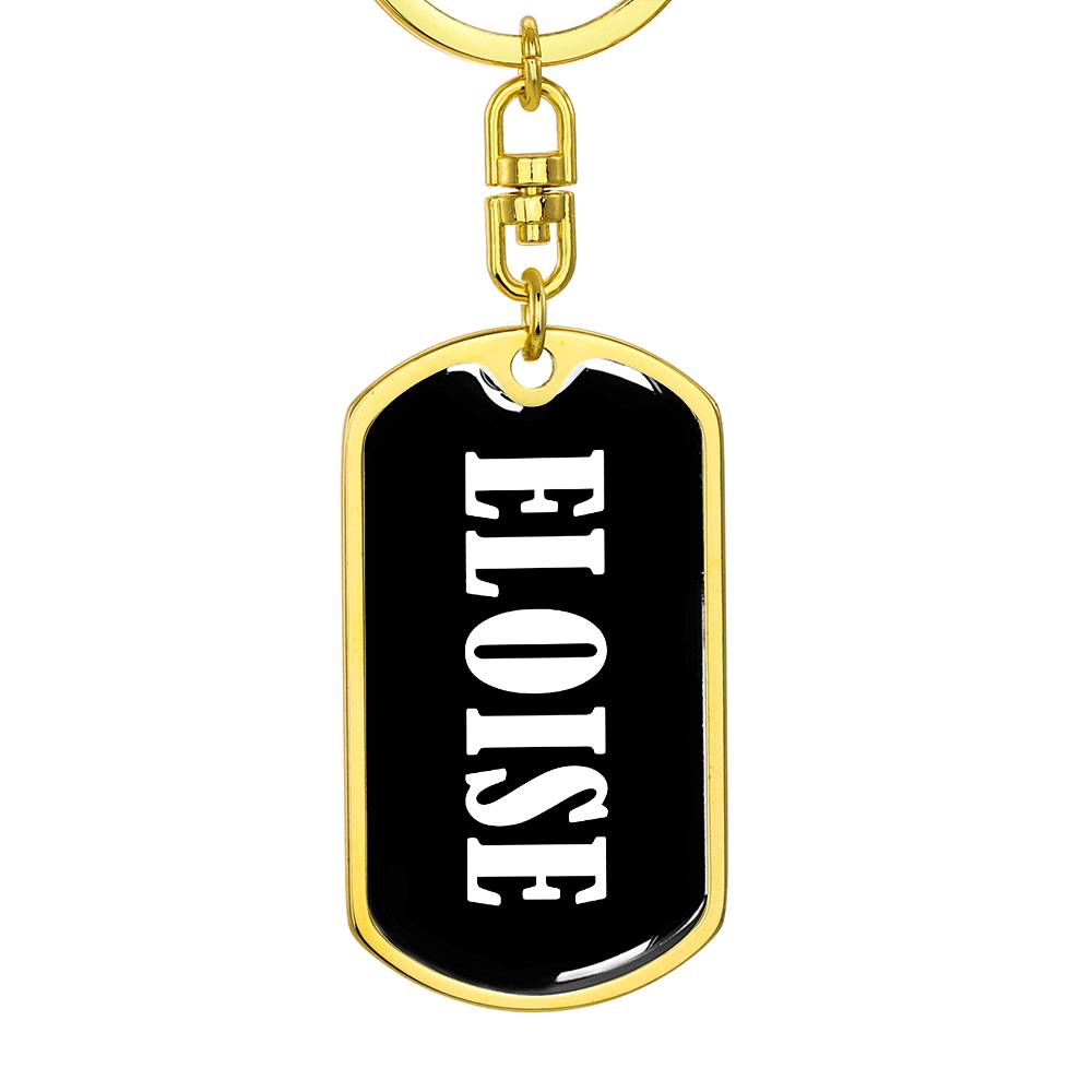 Eloise v03 - Luxury Dog Tag Keychain