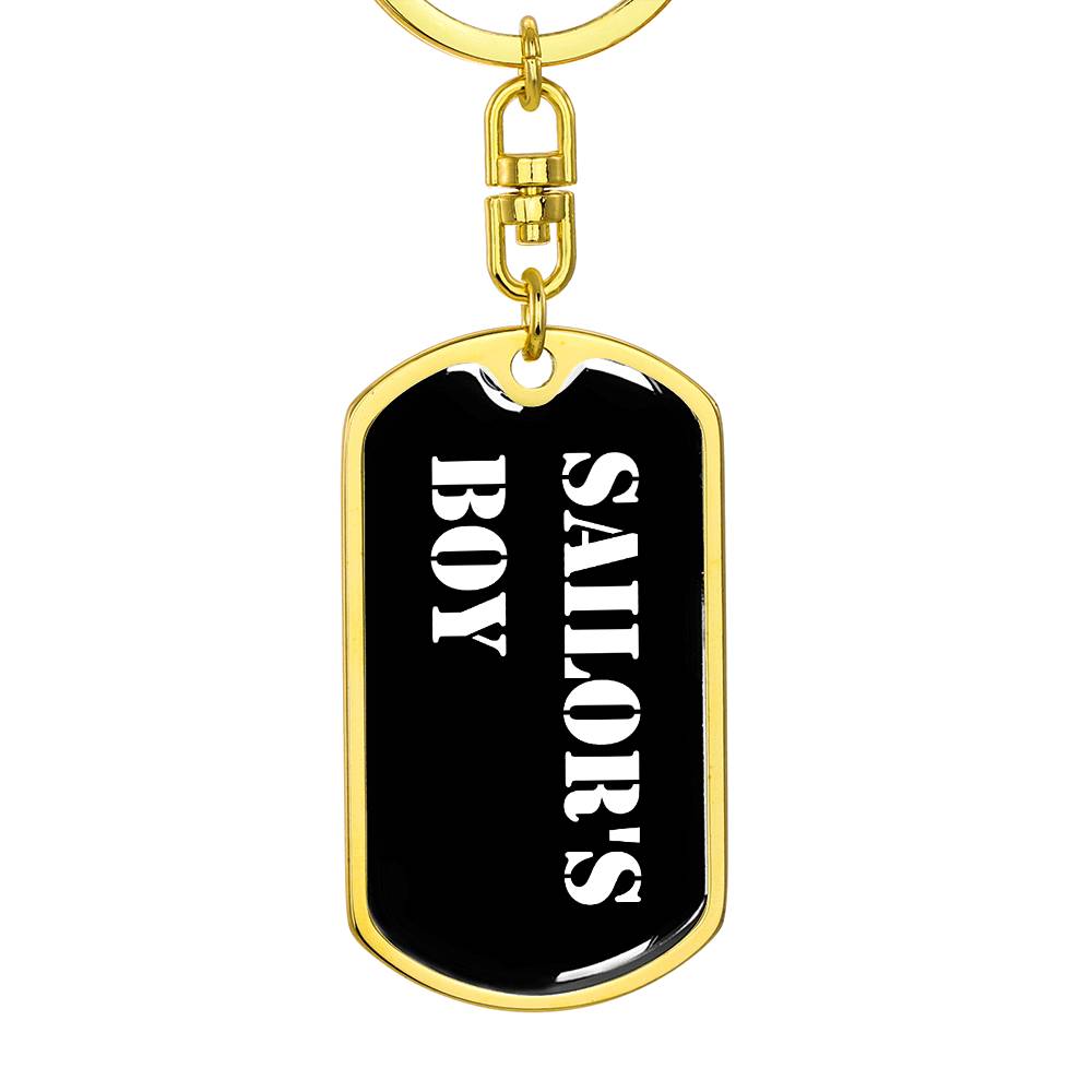 Sailor's Boy v3 - Luxury Dog Tag Keychain