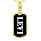 Levi v2 - Luxury Dog Tag Keychain
