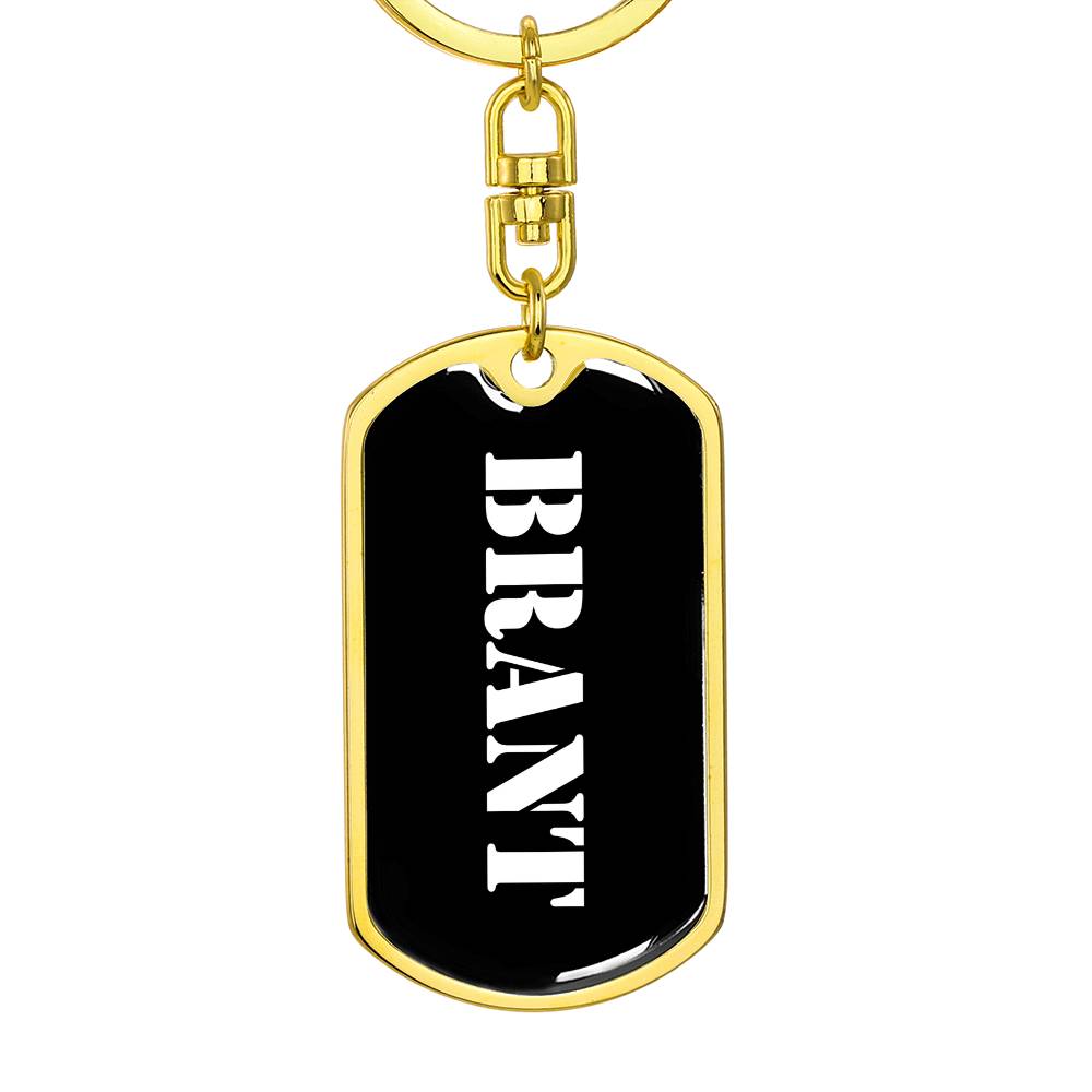 Brant v3 - Luxury Dog Tag Keychain